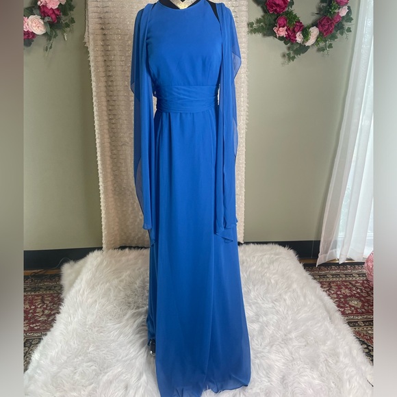 Dessy Collection Dresses & Skirts - Dessy Collection Long Blue Formal Dress